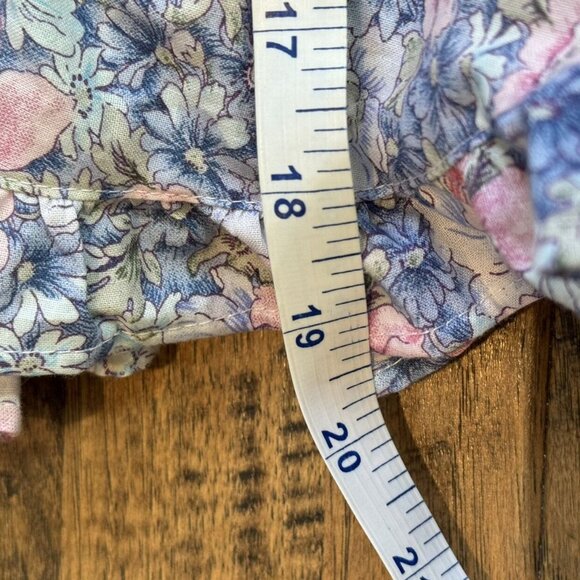 Numi Pink & Blue Floral Pinafore 3T - Picture 8 of 8